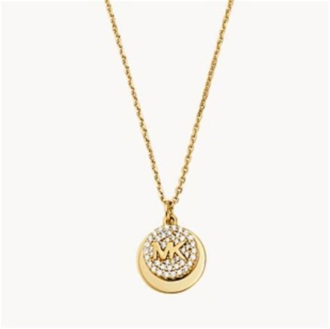 michael kors engraved necklace|Michael Kors necklace sale.